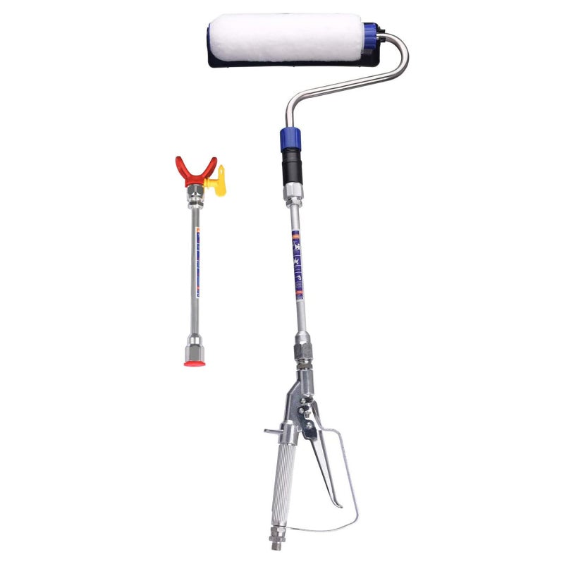 DUSICHIN Inner Feed Airless Paint Spray Roller Sprayer Gun Attachment Kit Accessories High Pressure Wand Power Roller 10 Inches Extension for Titan Graco Airless Paint Sprayer Aftermarket Parts DUS133 - Image 1
